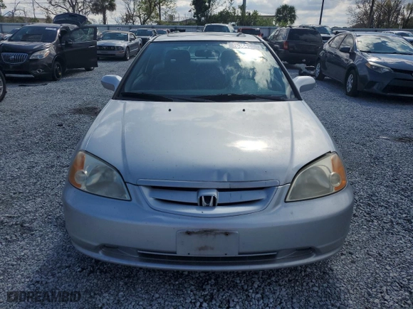 2003 Honda Civic EX with VIN 1HGEM22053L019201, listed as a Copart auction lot 46364555 with 124,803 mi miles and Clean Title. Bid and sale history available at carsss.com. Image 5.