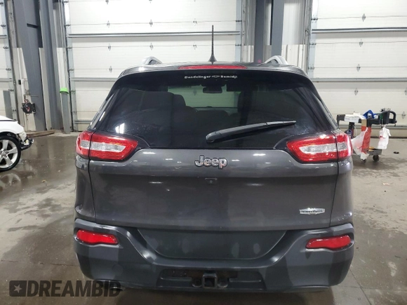 2016 Jeep Cherokee Altitude with VIN 1C4PJLCB5GW274201, listed as a Copart auction lot 81556304 with 130,582 mi miles and Salvage Title. Bid and sale history available at carsss.com. Image 6.
