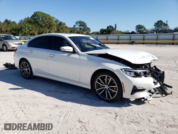 2020 BMW 3 Series 330i with VIN 3MW5R1J02L8B32197, listed as a Copart auction lot 70729452 with Not Provided miles. Bid and sale history available at carsss.com. Image 4.