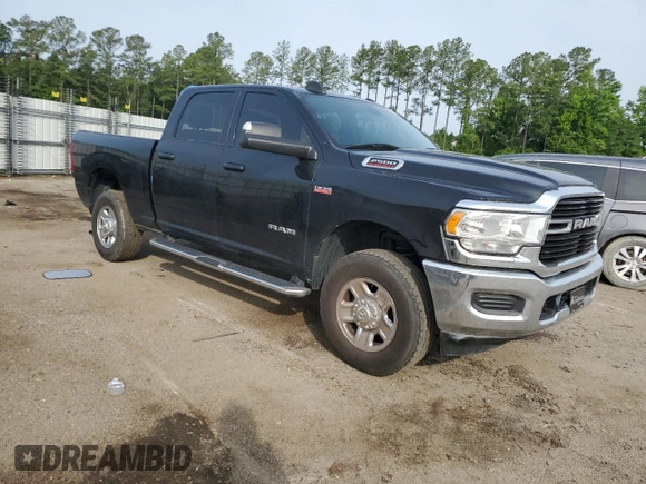 2021 Ram 2500 Big Horn with VIN 3C6UR5DJ8MG554449, listed as a Copart auction lot 53303604 with 80,702 mi miles and Salvage Title. Bid and sale history available at carsss.com. Image 4.