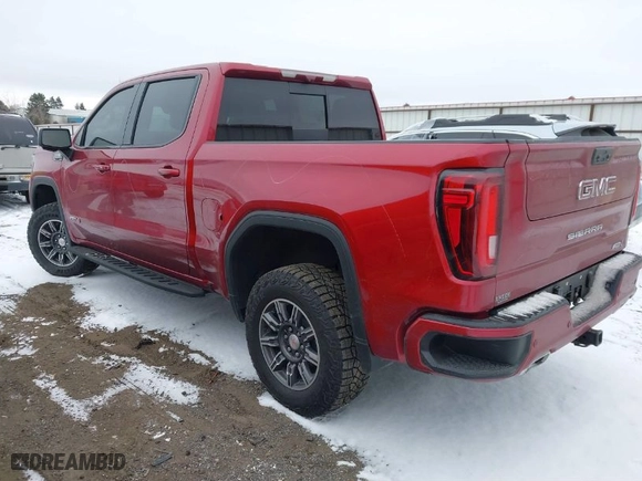 2024 GMC Sierra 1500 AT4 with VIN 1GTUUEEL0RZ344636, listed as a IAAI auction lot 41488640 with 1 mi miles. Bid and sale history available at carsss.com. Image 3.