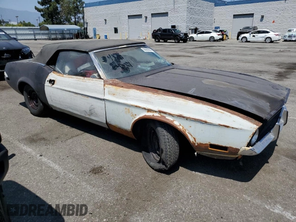1972 Ford Mustang z VIN 2F03F225250, wystawiony jako Copart lot #56680804 z przebiegiem Nie podano mil oraz Szkody całkowita. Historia ofert i sprzedaży dostępna na DreamBid. Obrazek 4.
