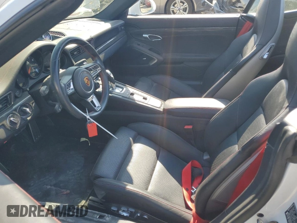 2018 Porsche 911 Carrera S with VIN WP0CB2A94JS147492, listed as a Copart auction lot 75830544 with 16,918 mi miles and Salvage Title. Bid and sale history available at carsss.com. Image 7.