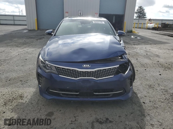 2018 Kia Optima SX with VIN 5XXGV4L25JG230508, listed as a Copart auction lot 56423135 with 100,575 mi miles and Salvage title. Bid and sale history available at DreamBid. Image 5.