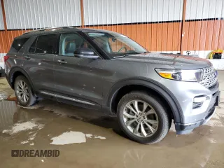 2021 Ford Explorer Limited with VIN 1FMSK8FH2MGB18865, listed as a Copart auction lot 65495945 with 90,742 mi miles and Salvage title. Bid and sale history available at DreamBid. Image 4.
