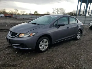 2015 Honda Civic Sedan LX with VIN 19XFB2F51FE106296, listed as a Copart auction lot 54139015 with 118,848 mi miles and Clean Title. Bid and sale history available at carsss.com. Image 1.