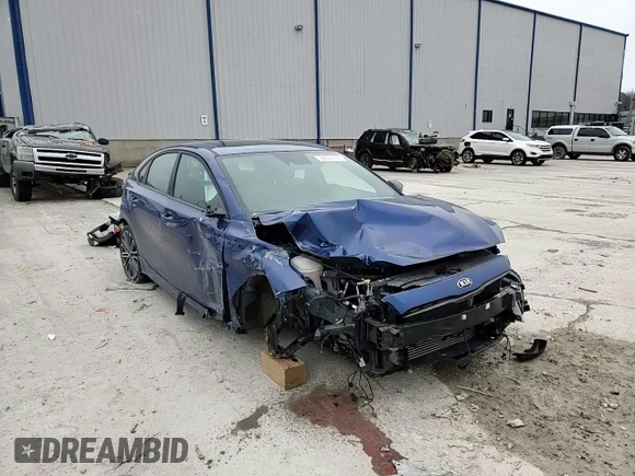 2021 Kia Forte GT with VIN 3KPF44AC6ME410507, listed as a Copart auction lot 84594494 with 63,401 mi miles and Salvage Title. Bid and sale history available at carsss.com. Image 13.