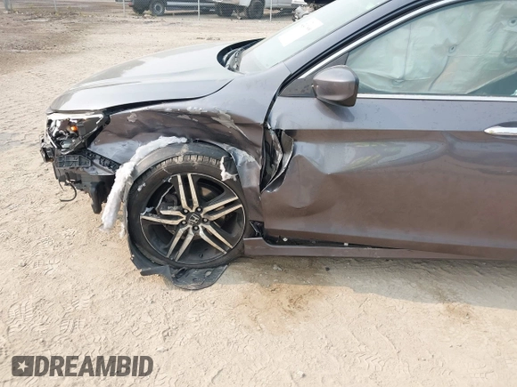 2016 Honda Accord Sport with VIN 1HGCR2F50GA112045, listed as a IAAI auction lot 42411609 with 152,318 mi miles and . Bid and sale history available at DreamBid. Image 6.