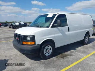2017 GMC Savana Cargo Van with VIN 1GTW7AFFXH1178804, listed as a IAAI auction lot 42169963 with 157,851 mi miles. Bid and sale history available at carsss.com. Image 19.