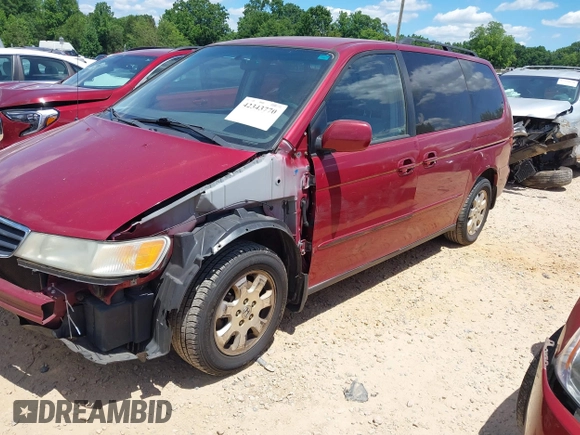 2003 Honda Odyssey EX with VIN 5FNRL18663B021888, listed as a IAAI auction lot 42343770 with 261,998 mi miles and . Bid and sale history available at DreamBid. Image 17.