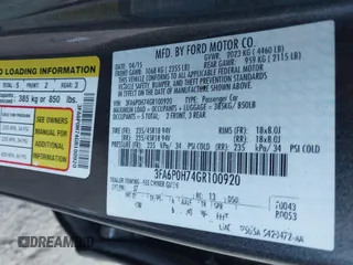 2016 Ford Fusion SE with VIN 3FA6P0H74GR100920, listed as a IAAI auction lot 41890628 with 119,448 mi miles. Bid and sale history available at carsss.com. Image 9.