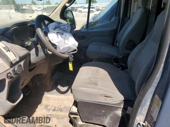 2019 Ford Transit with VIN 1FTYR3XM5KKB34173, listed as a Copart auction lot 57505295 with Not provided miles and Salvage title. Bid and sale history available at DreamBid. Image 7.