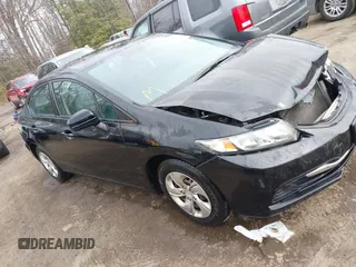 2014 Honda Civic Sedan LX with VIN 2HGFB2F58EH508904, listed as a IAAI auction lot 41522164 with 109,111 mi miles. Bid and sale history available at carsss.com. Image 1.