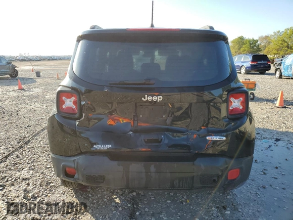 2015 Jeep Renegade Latitude with VIN ZACCJABT0FPB54933, listed as a Copart auction lot 86724884 with 95,638 mi miles and Salvage Title. Bid and sale history available at DreamBid. Image 6.
