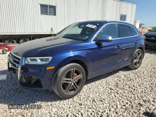 2018 Audi SQ5 Premium Plus with VIN WA1A4AFY2J2117350, listed as a Copart auction lot 48112954 with 70,119 mi miles and . Bid and sale history available at DreamBid. Image 1.