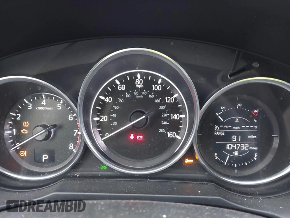 2017 Mazda Mazda6 Touring with VIN JM1GL1V59H1154440, listed as a IAAI auction lot 41078595 with 104,732 mi miles. Bid and sale history available at carsss.com. Image 7.