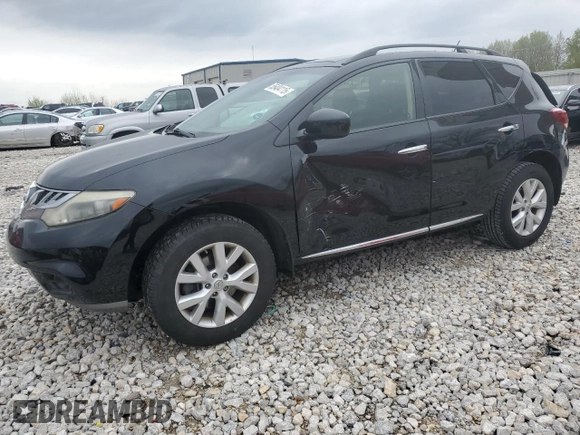 2013 Nissan Murano SV with VIN JN8AZ1MW2DW304176, listed as a Copart auction lot 55404115 with 159,789 mi miles and Clean Title. Bid and sale history available at DreamBid. Image 1.