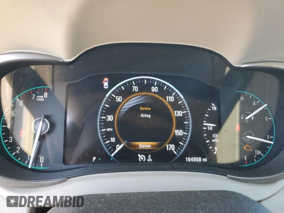 2016 Buick LaCrosse Leather with VIN 1G4GB5G32GF239283, listed as a Copart auction lot 50308315 with 164,958 mi miles and Salvage Title. Bid and sale history available at carsss.com. Image 9.