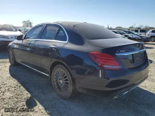 2015 Mercedes-Benz C-Class C 300 with VIN 55SWF4JB6FU061300, listed as a Copart auction lot 89117915 with 75,101 mi miles and Salvage Title. Bid and sale history available at carsss.com. Image 2.