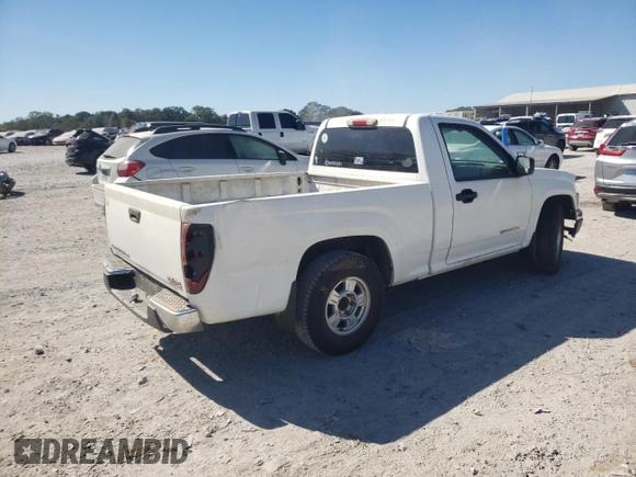 2005 GMC Canyon SL Z85 with VIN 1GTCS148858281468, listed as a Copart auction lot 74719814 with 0 mi miles and Salvage Title. Bid and sale history available at carsss.com. Image 3.