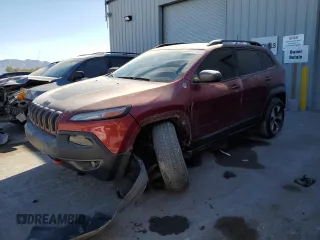 2017 Jeep Cherokee Trailhawk L Plus with VIN 1C4PJMBS6HD237128, listed as a Copart auction lot 44064115 with 105,897 mi miles and Salvage Title. Bid and sale history available at carsss.com. Image 1.