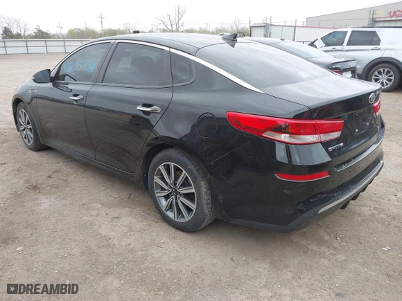 2019 Kia Optima S with VIN 5XXGT4L32KG354994, listed as a IAAI auction lot 41835258 with 99,301 mi miles. Bid and sale history available at carsss.com. Image 3.