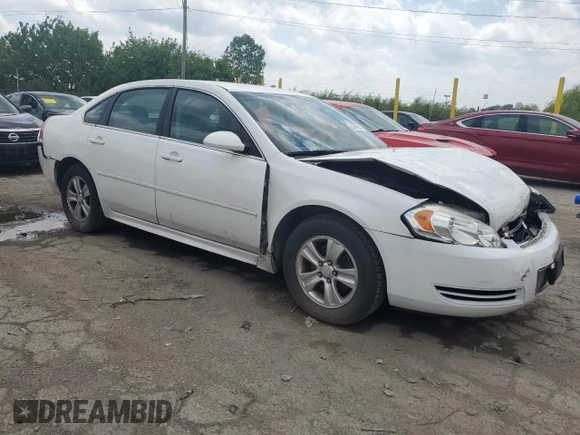 2014 Chevrolet Impala LS with VIN 2G1WA5E31E1161176, listed as a Copart auction lot 56679835 with 145,290 mi miles and Salvage title. Bid and sale history available at DreamBid. Image 4.