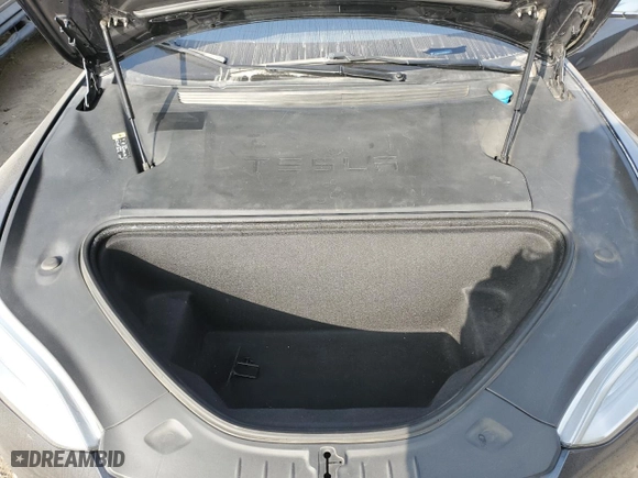 2017 Tesla Model S 100D with VIN 5YJSA1E27HF206144, listed as a Copart auction lot 87453654 with 0 miles and Salvage Title. Bid and sale history available at carsss.com. Image 12.