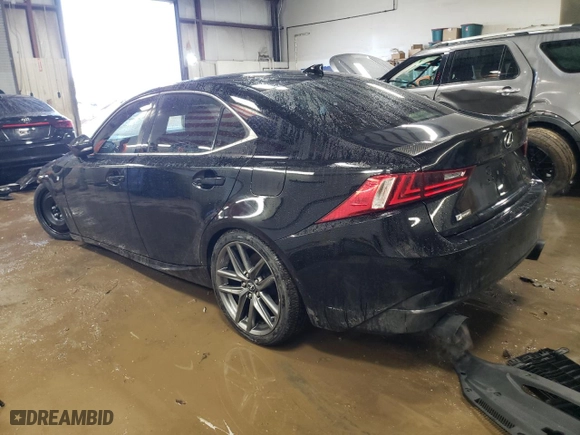 2016 Lexus IS 350 with VIN JTHCE1D26G5011600, listed as a Copart auction lot 46909145 with 54,936 mi miles and Salvage Title. Bid and sale history available at carsss.com. Image 2.