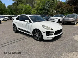 2017 Porsche Macan Turbo z VIN WP1AF2A50HLB60235, wystawiony jako Copart lot #59613765 z przebiegiem 118 915 mil mil oraz Czysty tytuł • Clean title. Historia ofert i sprzedaży dostępna na DreamBid. Obrazek 1.