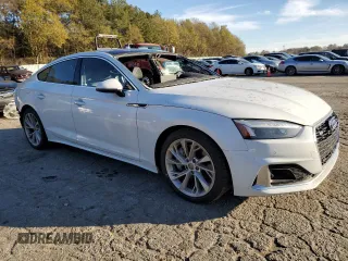 2020 Audi A5 Sportback Premium Plus with VIN WAUCNCF55LA003832, listed as a Copart auction lot 77118973 with 38,330 mi miles. Bid and sale history available at carsss.com. Image 4.