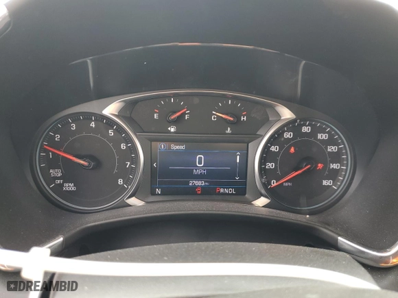 2023 Chevrolet Equinox LT with VIN 3GNAXUEG9PS127238, listed as a Copart auction lot 53618655 with 27,683 mi miles and Salvage Title. Bid and sale history available at carsss.com. Image 9.