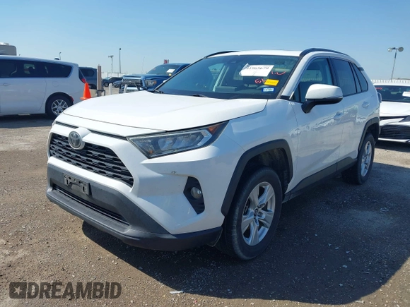 2019 Toyota RAV4 XLE with VIN 2T3W1RFV9KC005888, listed as a IAAI auction lot 41965679 with 155,974 mi miles. Bid and sale history available at carsss.com. Image 2.