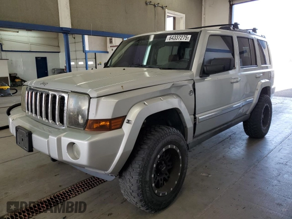 2006 Jeep Commander Limited z VIN 1J8HG58296C124107, wystawiony jako Copart lot #64337275 z przebiegiem 202 876 mil mil oraz Szkoda całkowita • Salvage title. Historia ofert i sprzedaży dostępna na DreamBid. Obrazek 1.