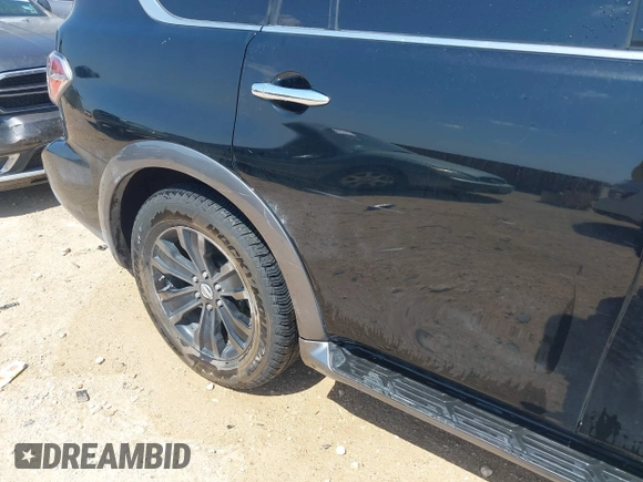 2018 Nissan Armada Platinum with VIN JN8AY2NF1J9332309, listed as a IAAI auction lot 41957271 with 125,650 mi miles. Bid and sale history available at carsss.com. Image 6.