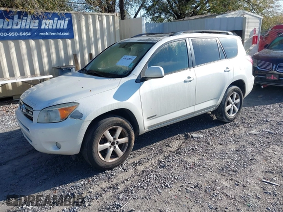 2007 Toyota RAV4 Limited with VIN JTMBK31V375035322, listed as a IAAI auction lot 41852886 with 291,623 mi miles. Bid and sale history available at carsss.com. Image 2.