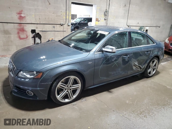 2010 Audi S4 Premium Plus with VIN WAUDGAFL8AA081326, listed as a Copart auction lot 80667064 with 131,492 mi miles and Salvage Title. Bid and sale history available at carsss.com. Image 1.