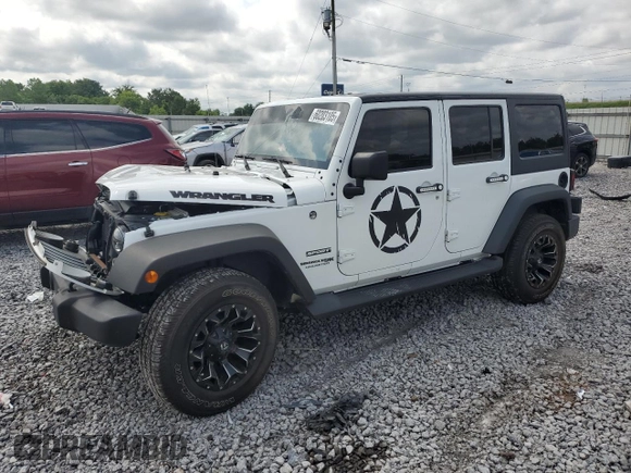 2018 Jeep Wrangler Unlimited Sport S with VIN 1C4HJWDG7JL925191, listed as a Copart auction lot 60203105 with Not provided miles and Salvage title. Bid and sale history available at DreamBid. Image 1.