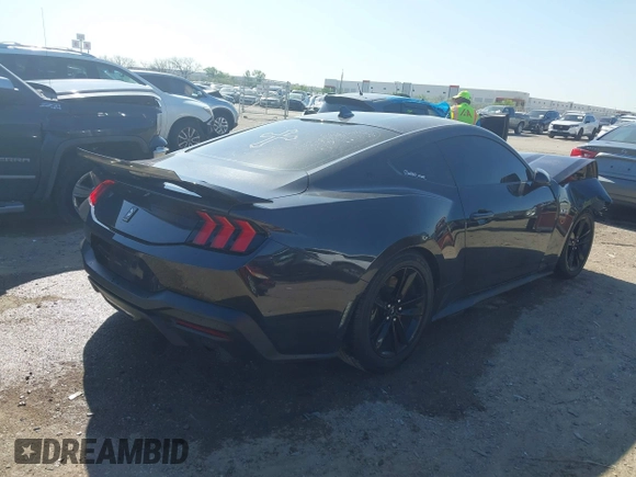 2024 Ford Mustang GT with VIN 1FA6P8CF7R5408683, listed as a IAAI auction lot 41985734 with 33,953 mi miles and . Bid and sale history available at DreamBid. Image 4.