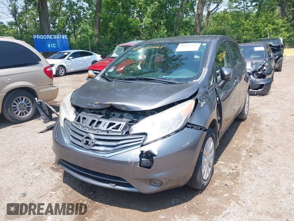 2016 Nissan Note S with VIN 3N1CE2CP6GL363549, listed as a IAAI auction lot 42452265 with 109,200 mi miles and . Bid and sale history available at DreamBid. Image 2.