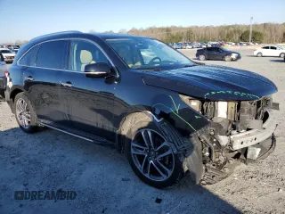 2017 Acura MDX Advance with VIN 5FRYD3H8XHB005396, listed as a Copart auction lot 48414415 with 141,808 mi miles and Salvage title. Bid and sale history available at DreamBid. Image 4.