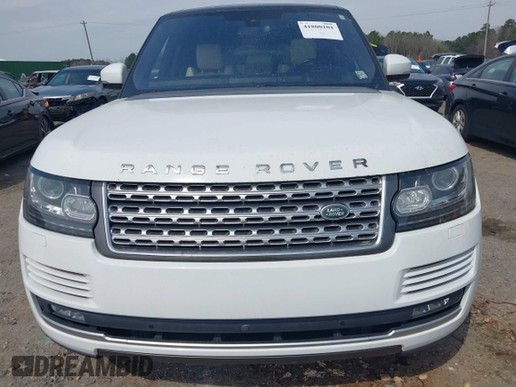 2016 Land Rover Range Rover HSE with VIN SALGS2KF2GA311125, listed as a IAAI auction lot 41800101 with 102,140 mi miles and . Bid and sale history available at DreamBid. Image 6.