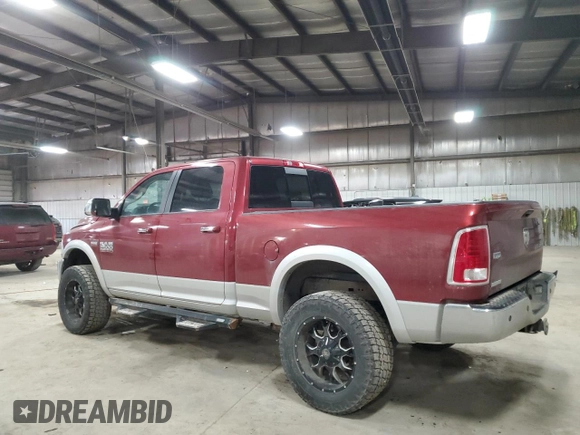 2015 Ram 2500 Laramie с VIN 3C6UR5FJ6FG606970, выставлен на аукционе Copart как лот 88541635 с пробегом 165 490 миль миль и Списание • Salvage title. История ставок и продаж доступна на DreamBid. Изображение 2.