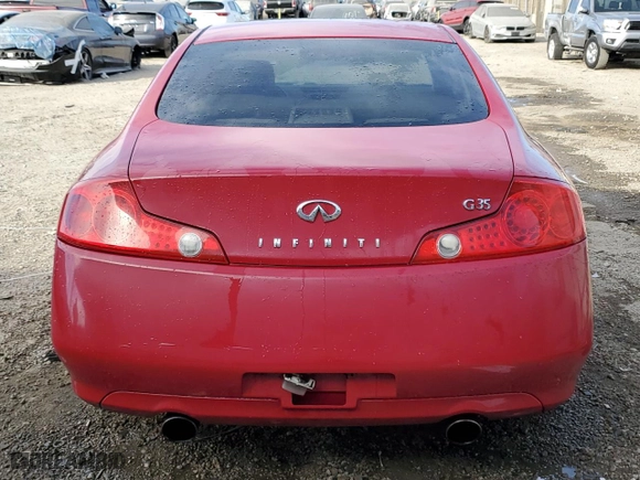 2003 Infiniti G35 Coupe w/Leather with VIN JNKCV54E93M218435, listed as a Copart auction lot 41665965 with 131,987 mi miles and Salvage Title. Bid and sale history available at carsss.com. Image 6.