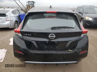 2025 Nissan LEAF S with VIN 1N4AZ1BV1SC561761, listed as a Copart auction lot 82677074 with Not Provided miles and Salvage Title. Bid and sale history available at carsss.com. Image 6.