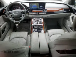 2012 Audi A8 L with VIN WAURVAFD3CN018800, listed as a Copart auction lot 53815475 with 85,417 mi miles and Salvage Title. Bid and sale history available at carsss.com. Image 8.
