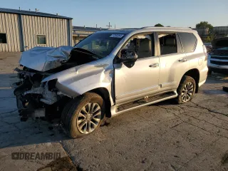2019 Lexus GX with VIN JTJJM7FX5K5223899, listed as a Copart auction lot 77359264 with 77,607 mi miles and Salvage Title. Bid and sale history available at carsss.com. Image 1.