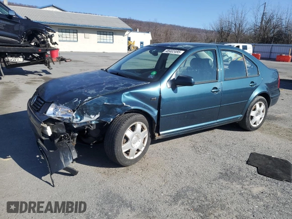 2001 Volkswagen Jetta с VIN 3VWTG69M91M196534, выставлен на аукционе Copart как лот 48402495 с пробегом 155 200 миль миль и Списание • Salvage title. История ставок и продаж доступна на DreamBid. Изображение 1.