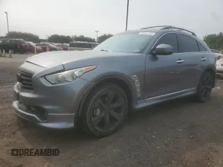 2012 Infiniti FX with VIN JN8AS1MW1CM154415, listed as a Copart auction lot 59461745 with 141,803 mi miles and Salvage title. Bid and sale history available at DreamBid. Image 1.