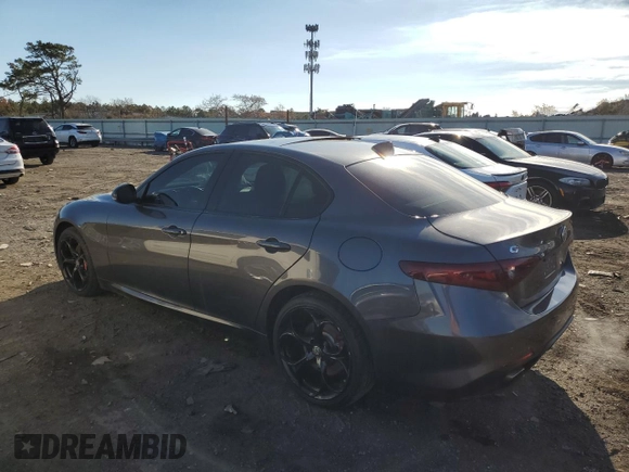 2017 Alfa Romeo Giulia Ti with VIN ZARFAEEN3H7557065, listed as a Copart auction lot 67892372 with 71,661 mi miles. Bid and sale history available at carsss.com. Image 2.